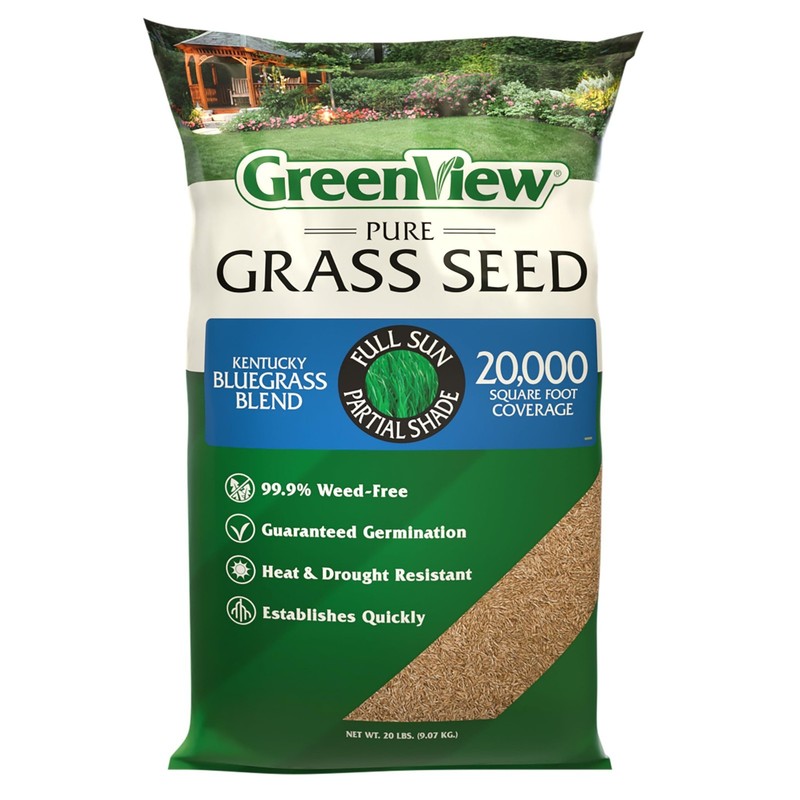 Kentucky Bluegrass Seed Blend, 20 lb Bag - Covers 20,000 sq ft - Lush Lawn Growt gallery