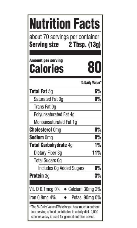 Organic Ground Flax Seed, 32 oz (907g) – USDA Certified, Allergen-Free gallery