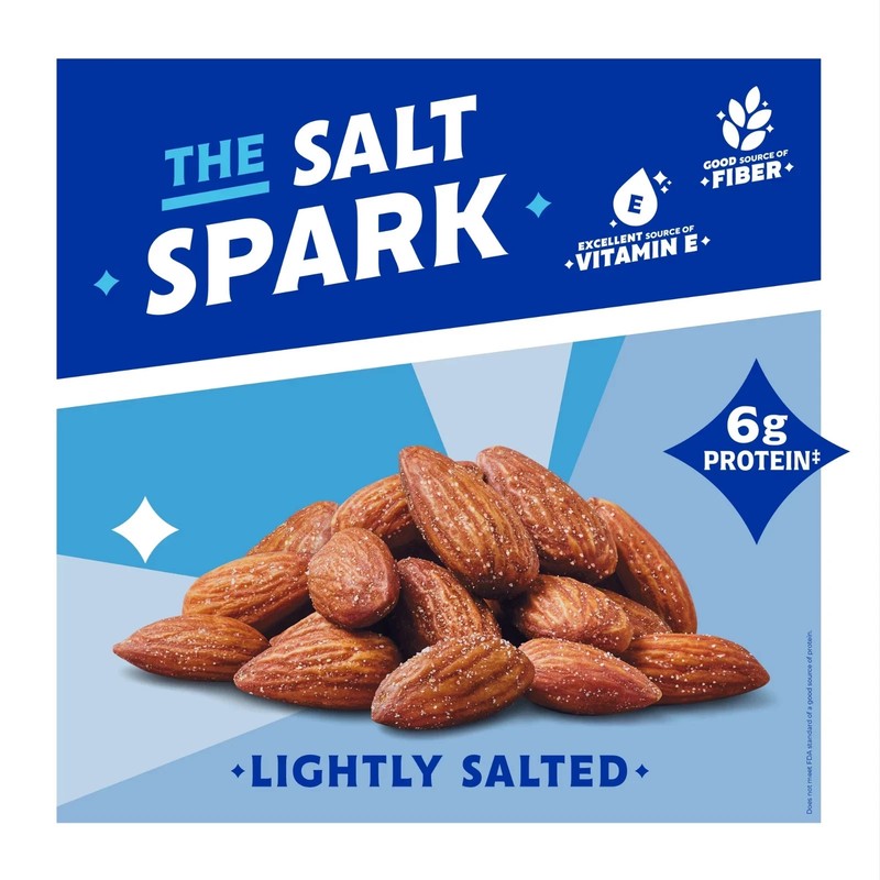 Blue Diamond Almonds, Lightly Salted Low Sodium Snack 14 oz Free Shipping gallery