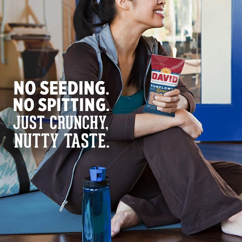 Satisfy Your Hunger with DAVID Roasted Sunflower Kernels 3.75 oz for Snacking! gallery