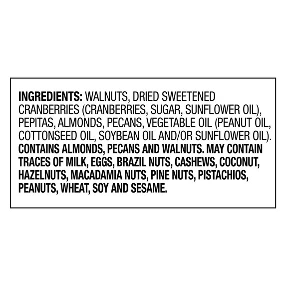 Great Value Omega-3 Trail Mix Box 8 Packs Cranberries Nuts Protein Snack gallery