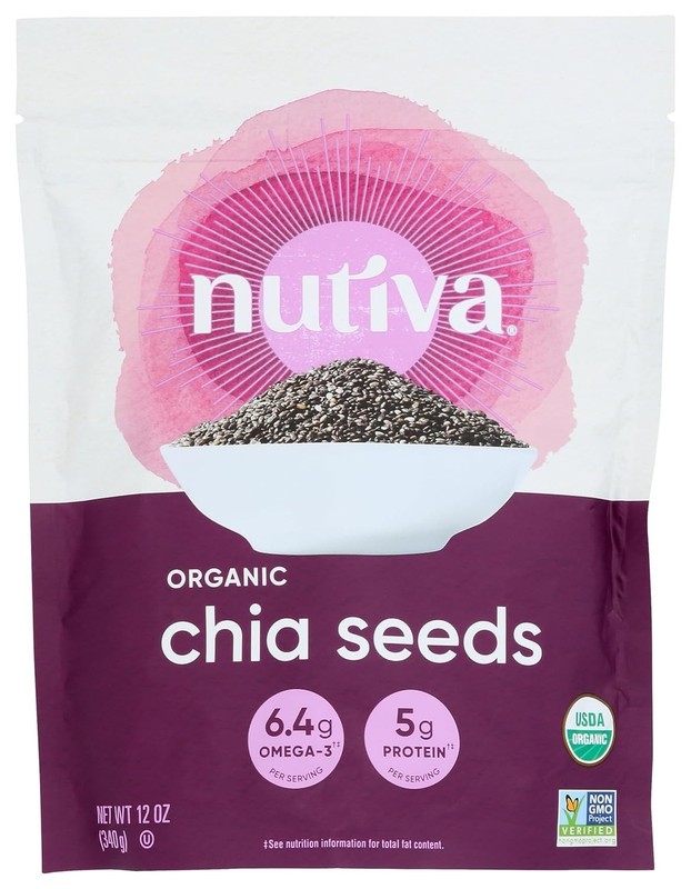 Organic Chia Seed, Black, 12 Ounce Pack of 1 gallery