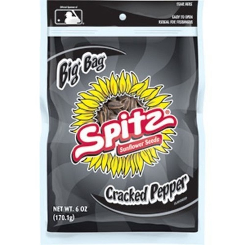 Sunflower Seeds Cracked Pepper 6 Ounce