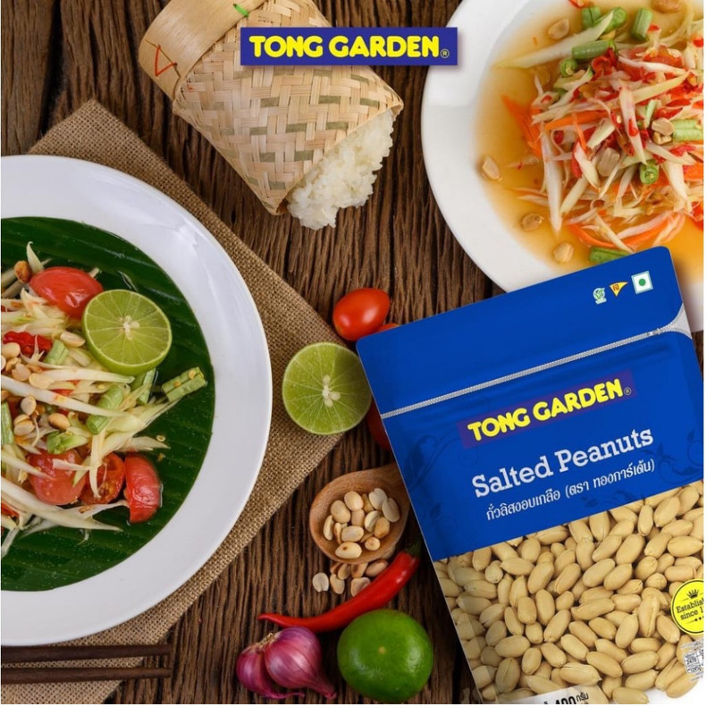 Tong Garden Salted Peanuts 400g x4 Roasted Peanut Snack Resealable Zip Bag gallery