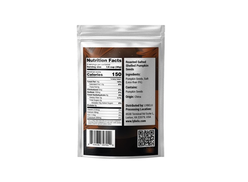 Roasted Salted Shelled Pumpkin Seeds – 4oz gallery