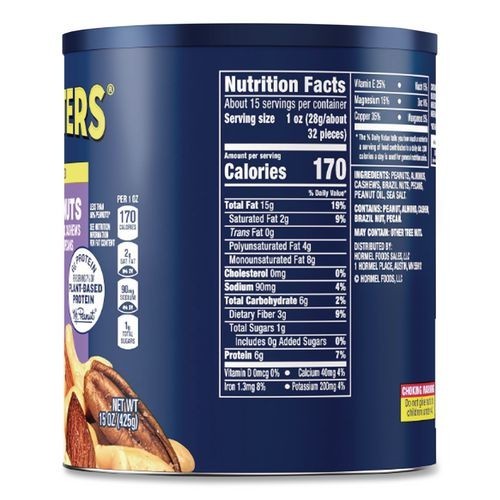 Planters 01670 Mixed Nuts, 15 oz Can gallery