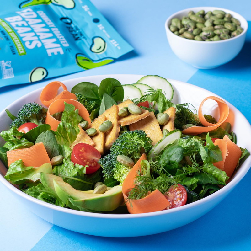 Crunchy Dry Roasted Edamame Snacks (Sea Salt), Healthy High Protein(11G) Keto , gallery