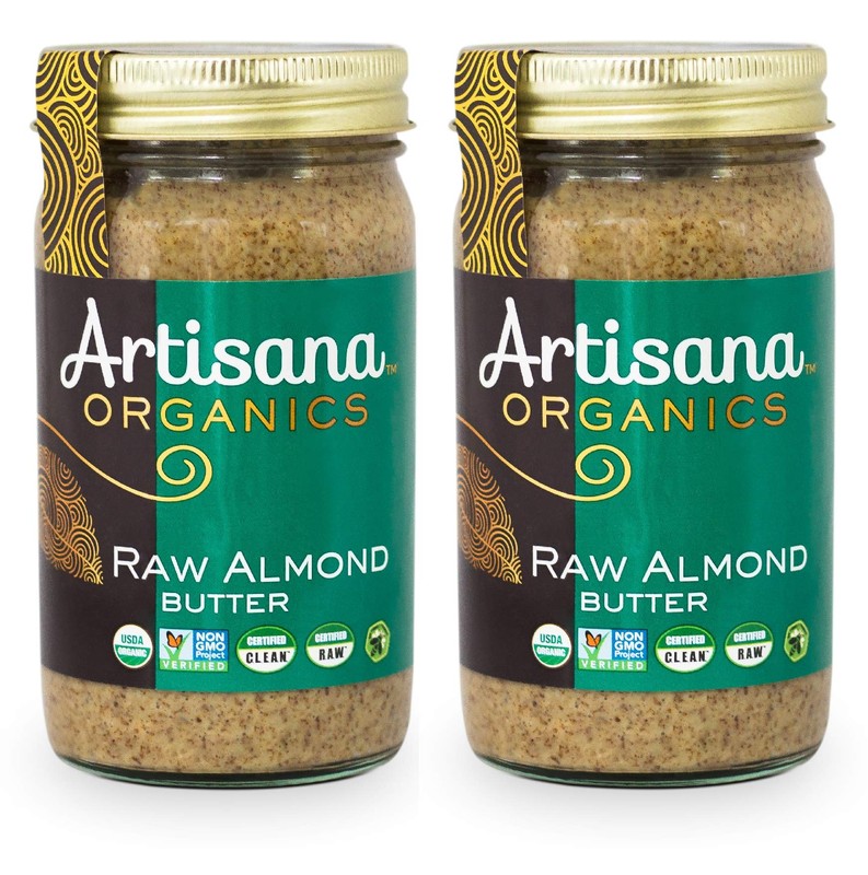 Organic Almond Butter 28 Ounce Pure Raw Vegan Gluten Free Non GMO Certified R... gallery