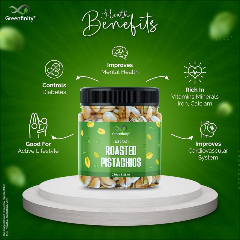 GreenFinity Dry Fruits Combo 250g Each Set Of 4 gallery