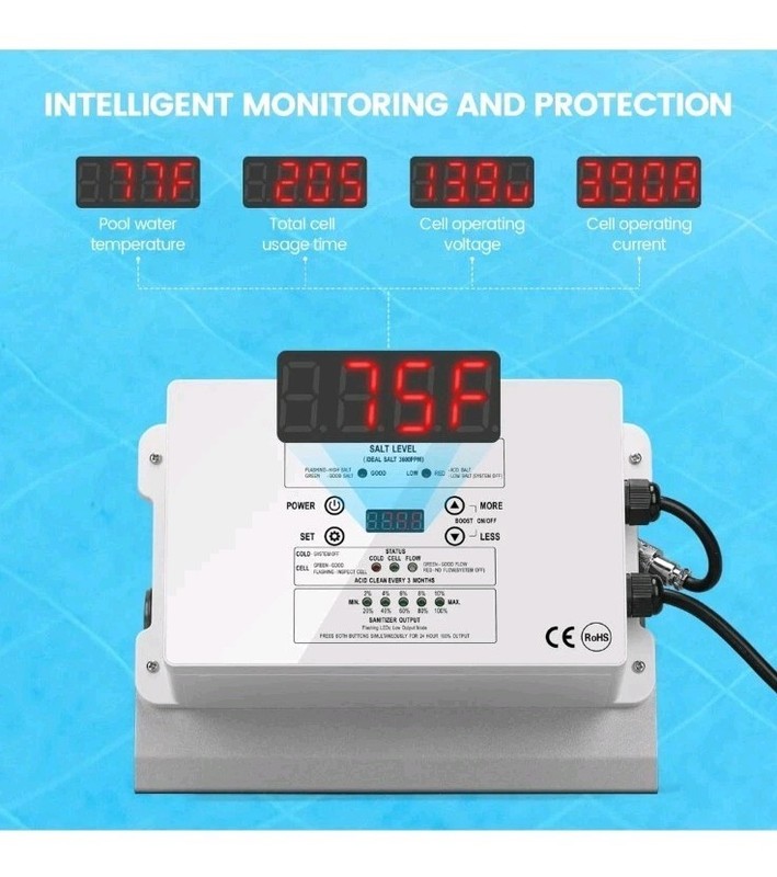 Westaho HSCG-09 Saltwater Chlorine Chlorinator Generator with USA Titanium Cell gallery