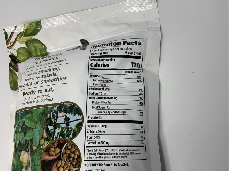 BARU NUTS Dry Roasted Savory Flavor Peanut & Gluten Free 24 Oz Apr 2027 gallery