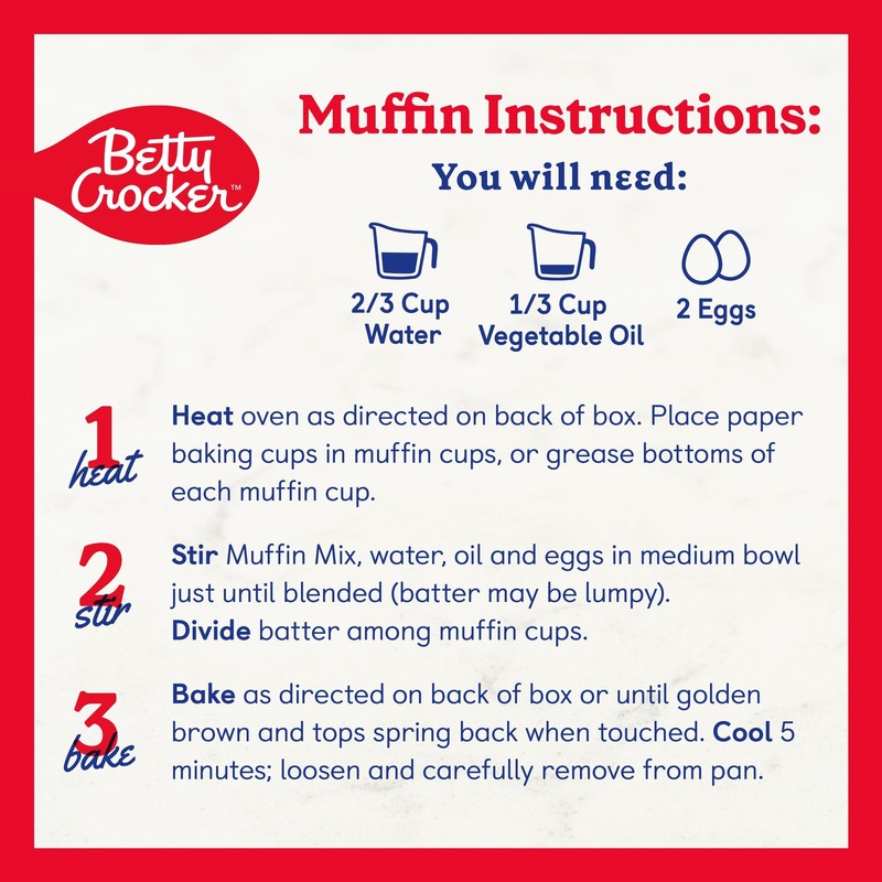 Betty Crocker Banana Nut Muffin and Quick Bread Mix, 12.3 ounce (Pack of 12) gallery