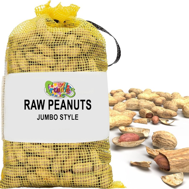 Raw Peanuts 2LB Bag in Shell Squirrel Bird Food Wildlife