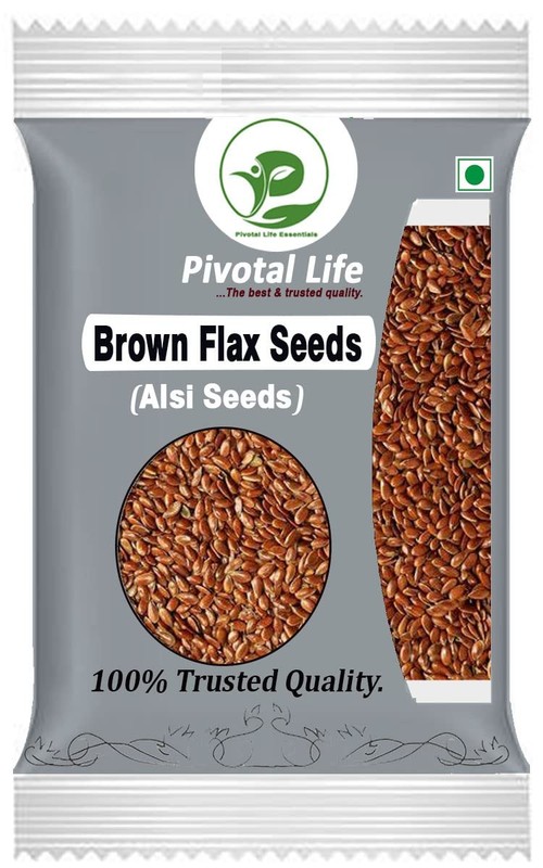 Pivotal Life Brown Flax Seeds, Alsi Seeds 50g