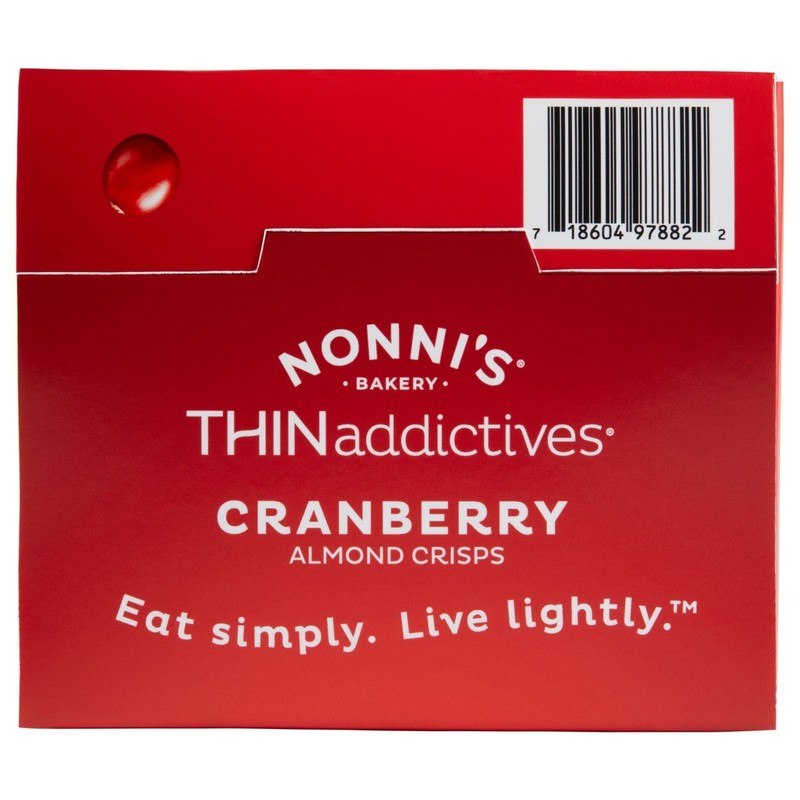 Nonni's THINaddictives Cranberry Almond Crisps 15 pk. gallery