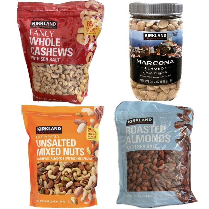 1 PACK – Kirkland Fancy Nuts Almonds Cashew Marcona Variety – Choose Flavor