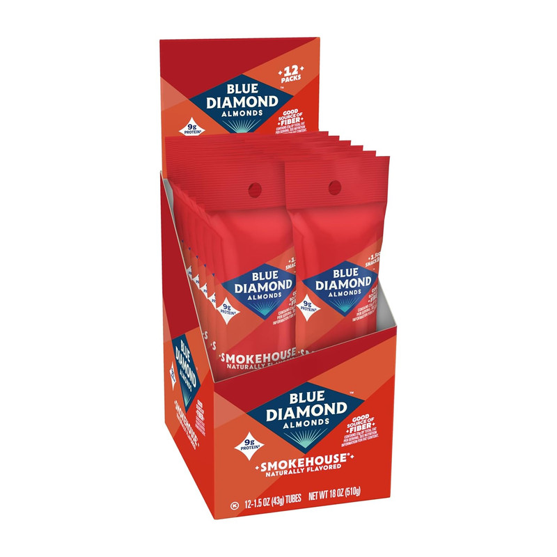 , Smokehouse Flavored Snack Nuts, Single Serve Bags (1.5 Oz. Tubes, Pack of 12) gallery
