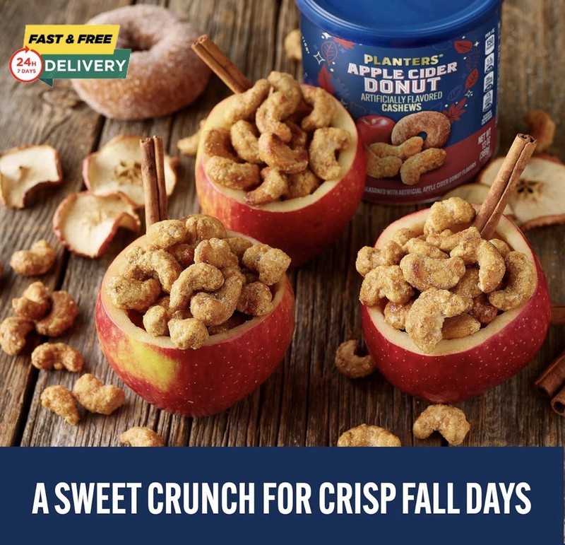 PLANTERS Apple Cider Donut Cashews - 13oz Pack Of 1 gallery