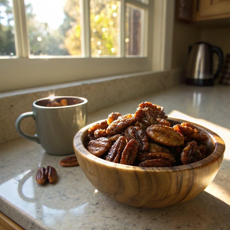 Sahale Snacks Glazed Mix, Banana Rum Pecans, 24 Ounce gallery