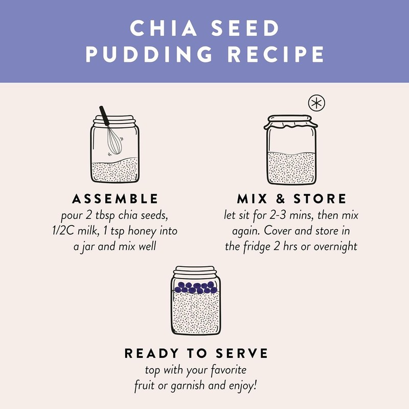 Regenerative Organic Chia Seeds Black Whole 12 oz gallery