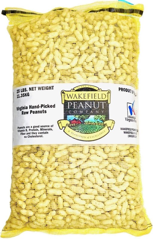 Peanuts In-Shell for Squirrels, Blue Jays & Wildlife 25 LB Bulk Bag Hand-Picked