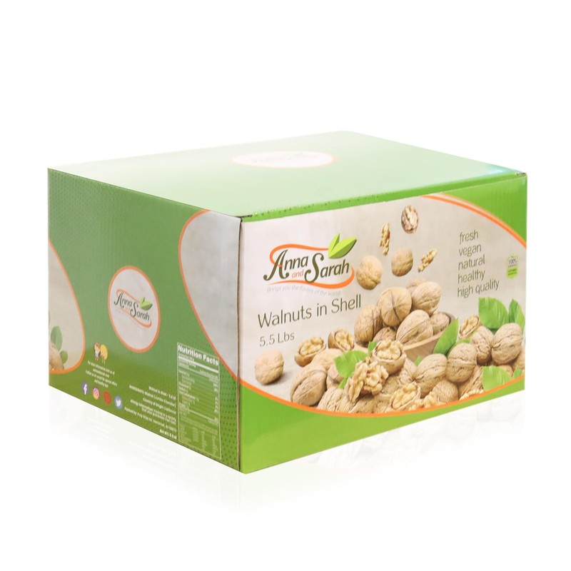 Anna and Sarah Walnuts in Shell, Jumbo, Fresh, Buttery Taste, Easy to Crack, ... gallery