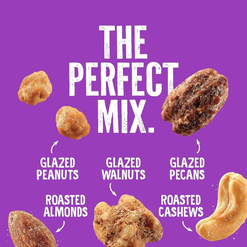 Emerald Nuts Salty Sweet Mixed Nuts (1-Pack), Features Kettle Glazed Peanuts, A gallery