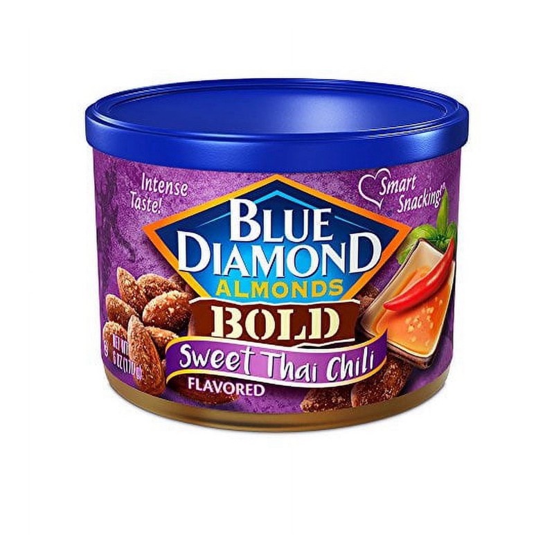 🟠 New Blue Diamond Almonds BOLD Sweet Thai Chili Exotic Crunchy Nuts 6oz