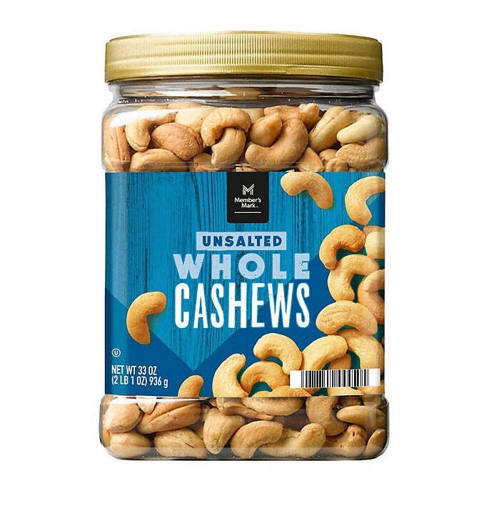 Member's Mark Roasted Whole Cashews with/without Sea Salt (33 oz.) gallery