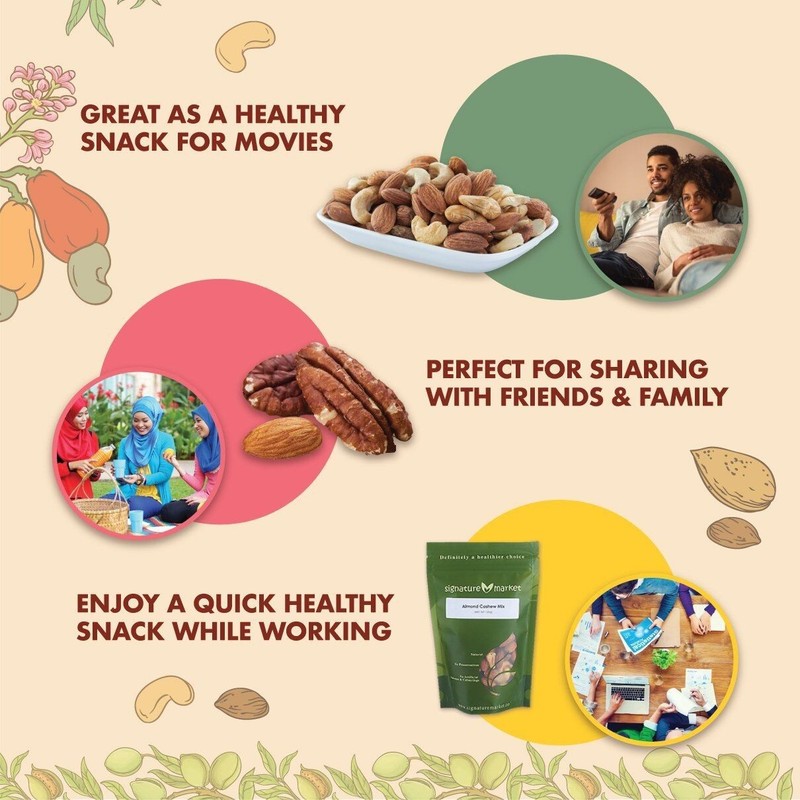 Signature Market Almond Cashew Mix Mini Pack (50g) gallery