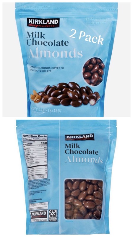 Kirkland Signature Milk Chocolate Almonds 3 Lbs – 2 Pack