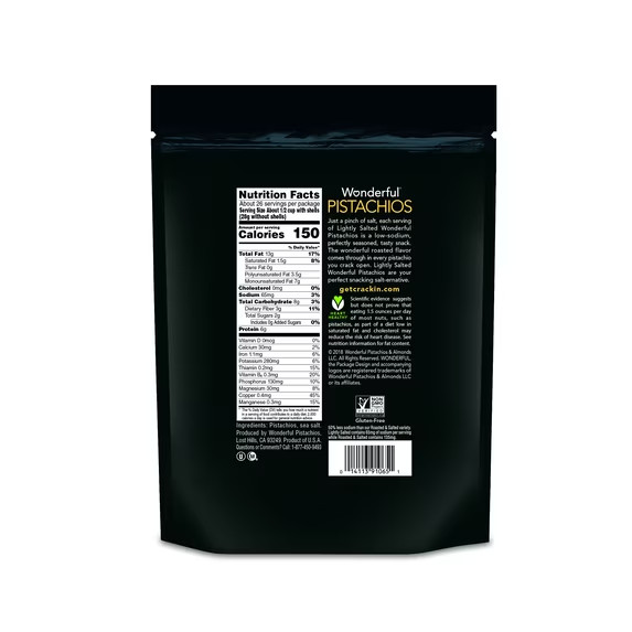Wonderful Pistachios Roasted and Lightly Salted 48 oz Tree Nuts Snack gallery