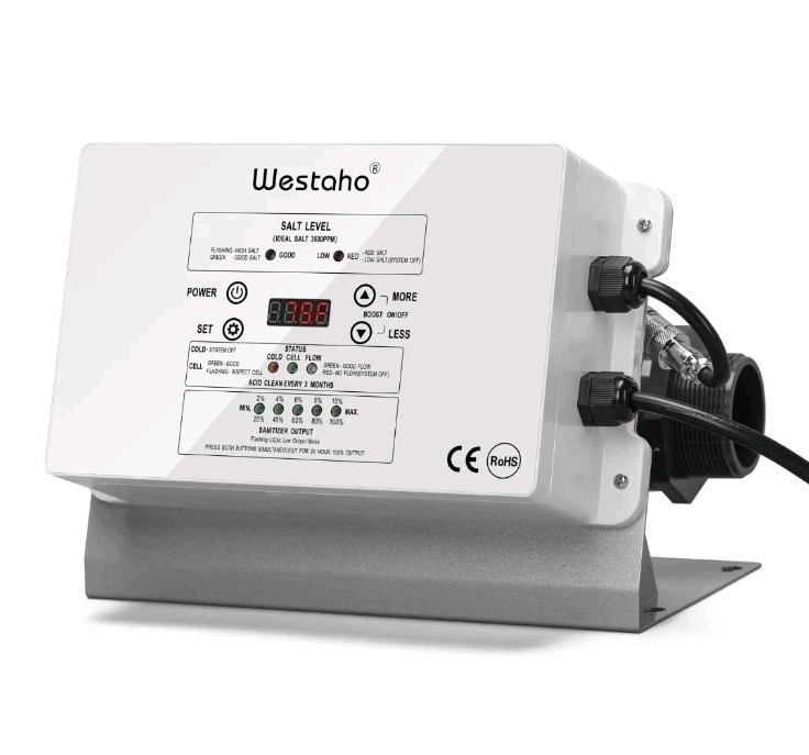 Westaho HSCG-09 Saltwater Chlorine Chlorinator Generator with USA Titanium Cell