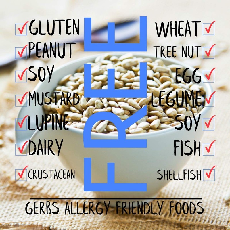 Raw Sunflower Seed Kernels by Gerbs – 2 LBS - Top 11 Food Allergen Free & Non gallery