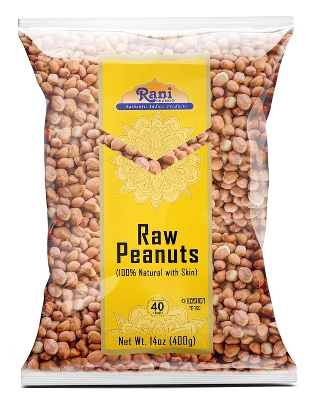 Rani All-Natural Raw Whole Skin Peanuts 14oz | , Kosher & Gluten Friendly gallery