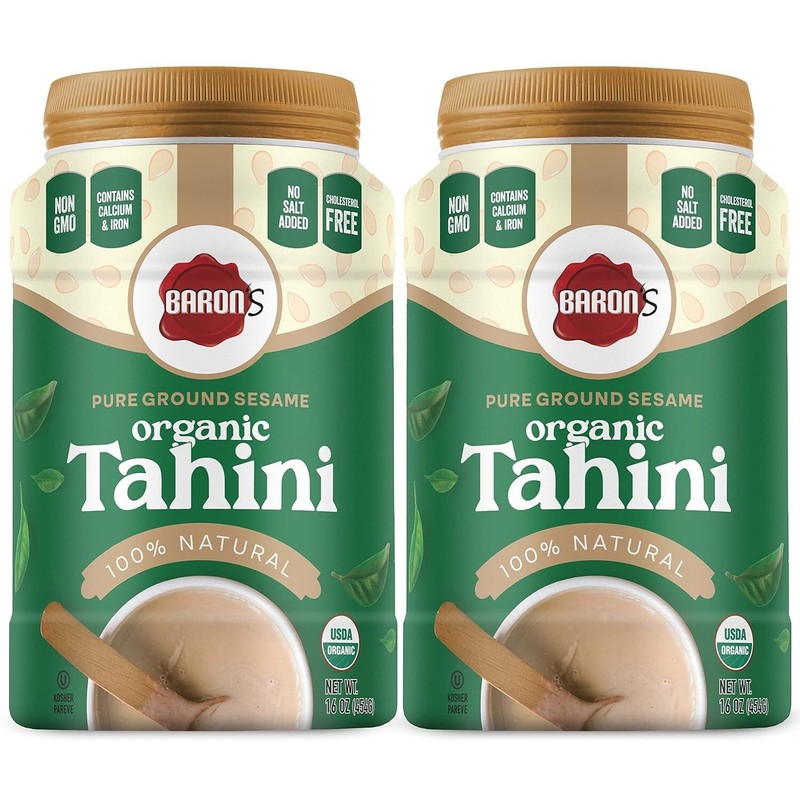 Versatile Tahini Pure Sesame Spread | 2 Jars | Gluten-Free & Peanut-Free gallery