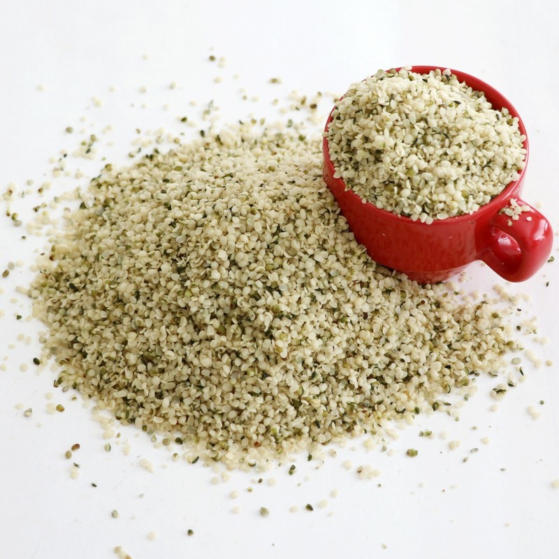 Grown Organic HEMP HEARTS Seeds Bulk NO Alergenes