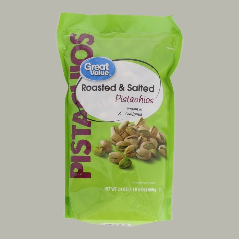 Roasted and Salted Pistachios 24 oz Bulk Shelled Nuts Healthy Snack Natural