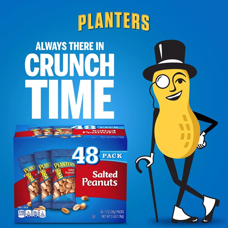 Planters Salted Peanuts, Single-Serve Packs (1 oz., 48 pk.) gallery