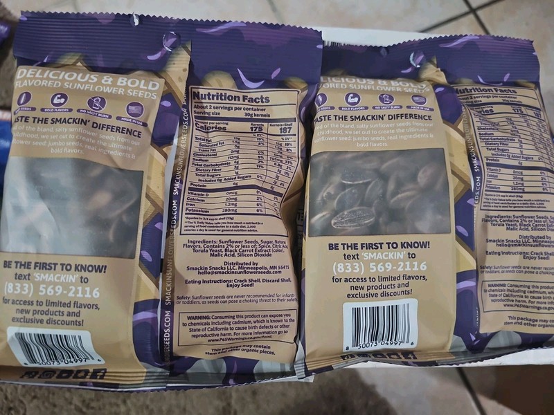 Smackin’ Sunflower Seeds - Blueberry Pie! Limited Edition! gallery