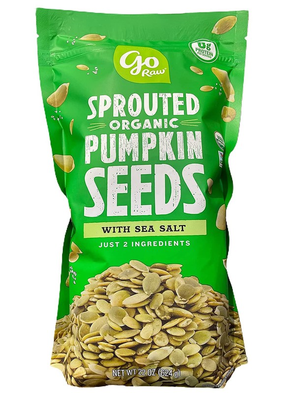 Go Raw Sprouted Pumpkin Seeds – 22oz Each
