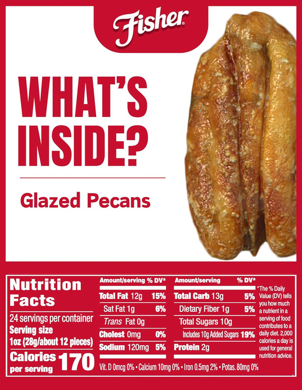 Snack Glazed Pecans Candied, 24 Oz (Pack of 1), Junior Mammoth Candied Pecans, P gallery