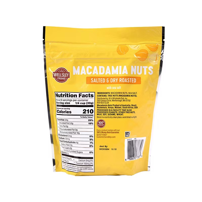 Wellsley Farms Macadamia Nuts with Sea Salt, and Dry Roasted 10 oz. gallery