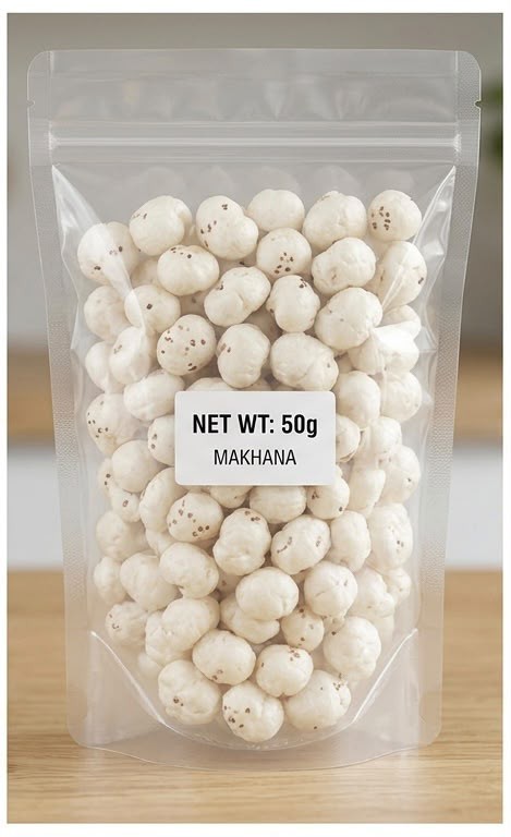 100% Natural Popped Water Lily Seeds (Makhana) | Gluten-Free Superfood