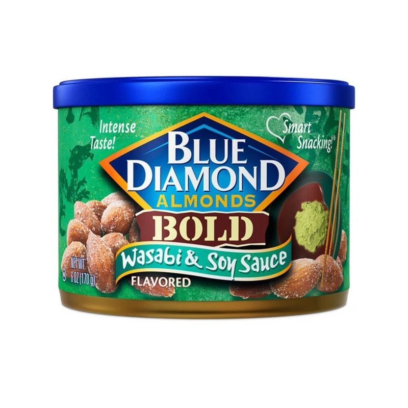 (12 pack) , Bold Wasabi & Soy Sauce Flavored Snack Nuts perfect for snacking and gallery