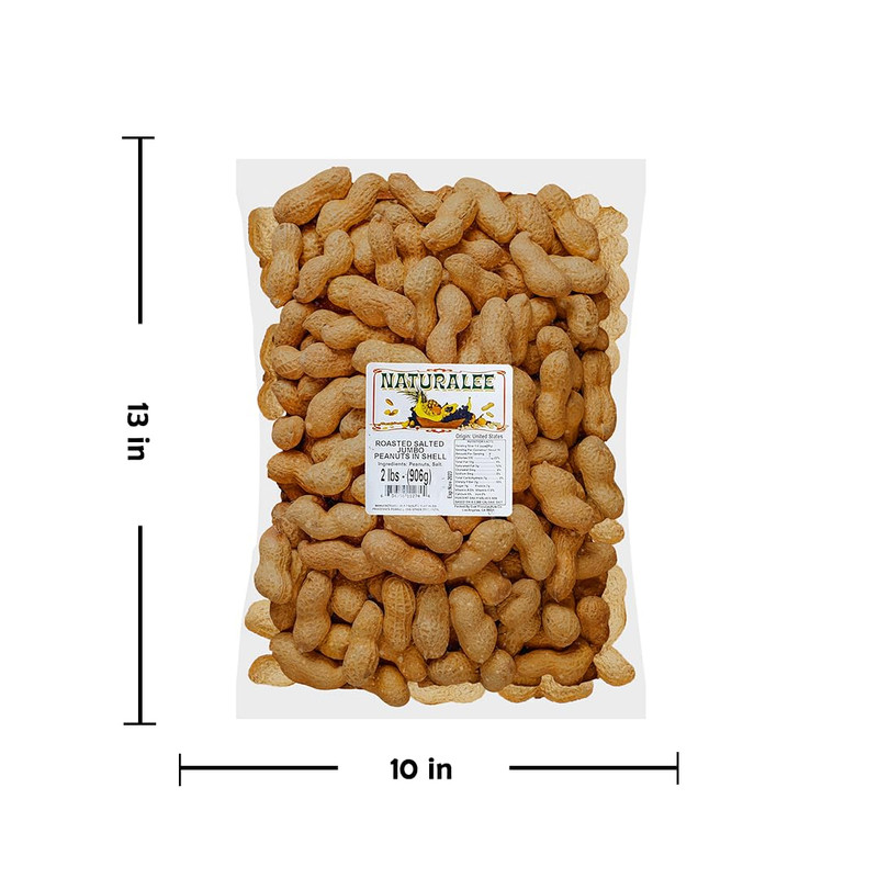 Peanuts, in Shell 2 Lbs - Roasted, Salted - Natural Healthy Snack gallery