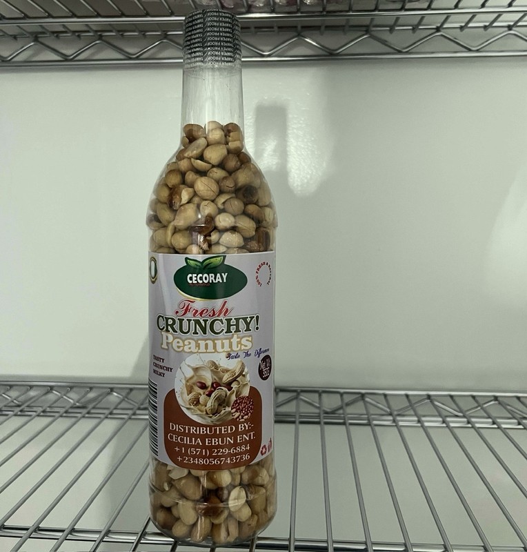 Premium Nigerian Groundnuts – Bottle Pack – Fresh & Crunchy | Organic & Handpic