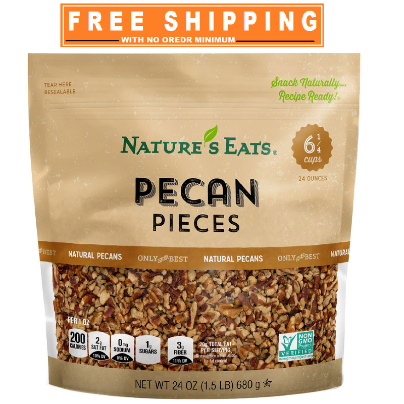 Nature’s Eats Pecan Pieces, 24 oz.