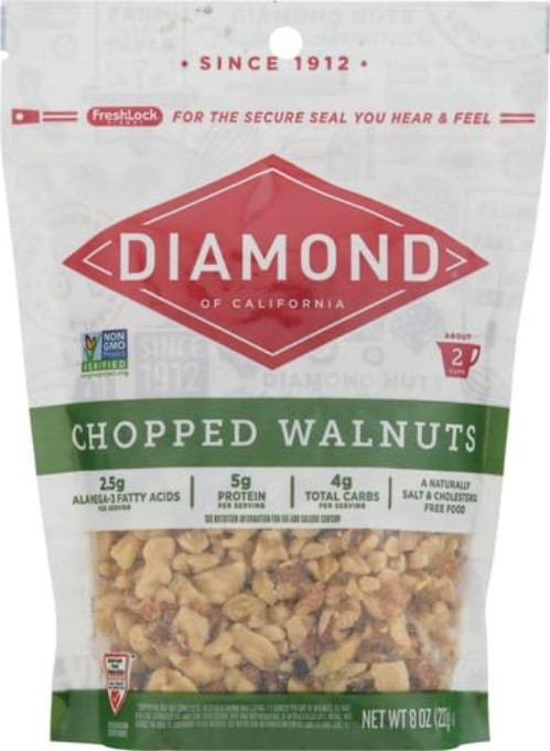 Chopped Walnuts 8 oz Pack of 2 gallery