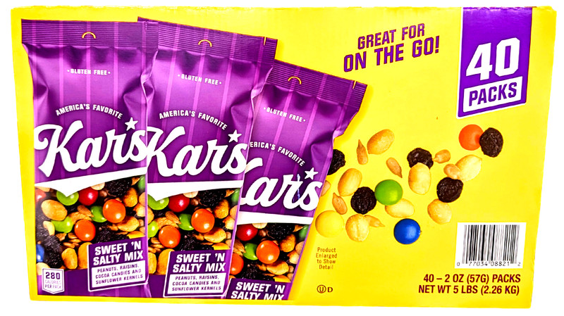 Kar's Sweet 'n Salty Trail Mix 40 x 2 Oz EXP 07/2026